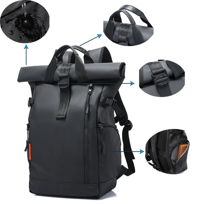 FlexTop Multifunktionaler Roll-Top Rucksack